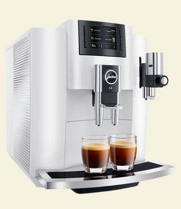 Jura E8 Piano White koffiemachine